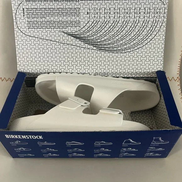 Brand new White Arizona Birkenstocks - Picture 3 of 5